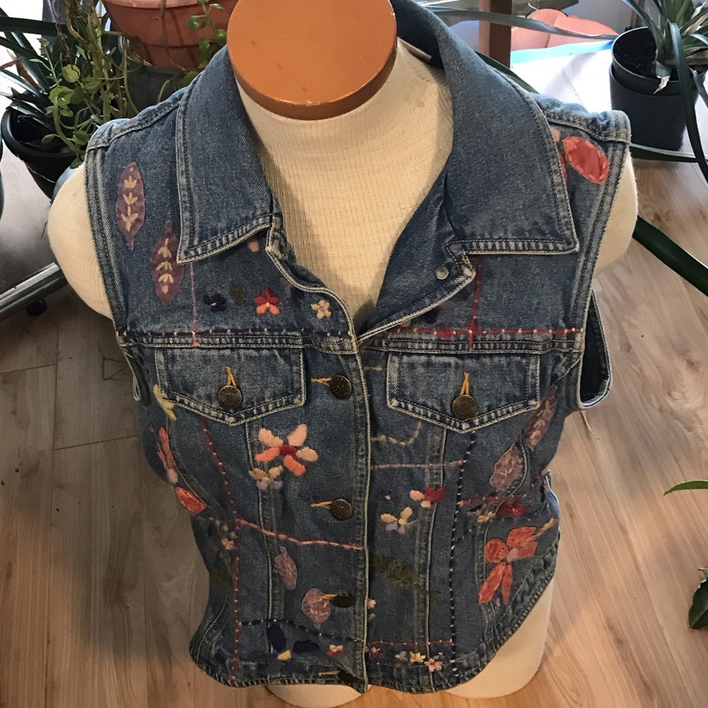 Susan Bristol Blue Denim Vest